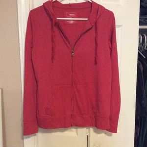 Sonoma women zip front hoodie small